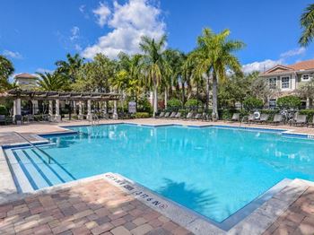 Heated and Chilled Resort-Style Swimming Pool at Floresta, Jupiter, FL